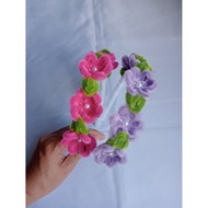 flower headband fuzzy wire,fairytale