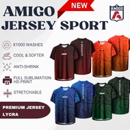 AMIGO Viral Men's Jersey Unisex Sublimation Microfiber Jersey tshirt Design GRAINITE men's shirt foo