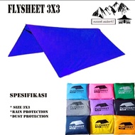 Terpercaya Flysheet 3X3 / Atap Tenda Camping /Atap Tenda Lipat 3X3