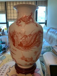 34cm Chinese Vase 連木座