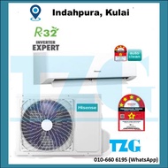 HISENSE (KULAI) AIR CONDITIONER (4 STAR) 1.0HP INVERTER R32 AI10KAGS2