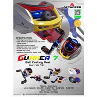 ✨พร้อมส่ง ของอยู่ไทย✨ หยดน้ำ ATTACKER GUNNER 7 ATTACKER GUNNER 7 รอบ 7.5 บอดี้กราไฟต์คุณภาพสูง อุปก