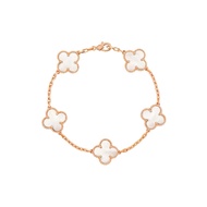 Vòng tay nữ LAMY Dual Lucky Four Leaf Flower Bracelet Gold 2098GG