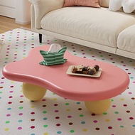 Coffee Table Small Table Dopamine Pink Cloud Coffee Table Living Room Small Apartment Creative Cute 