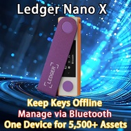 Ledger Nano X Hardware Wallet | Secure Cold Storage for Crypto Assets | Bluetooth Crypto Walle