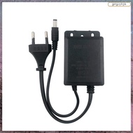 [L E U R] 12V 2A Camera and Light Strip Power Adapter Waterproof Power Supply with EU Plug B