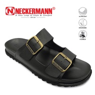 Neckermann Men's Radvin Comfort Lightweight Slide Sandals- Black/Brown/Navy/Sandal Viral/Best Seller
