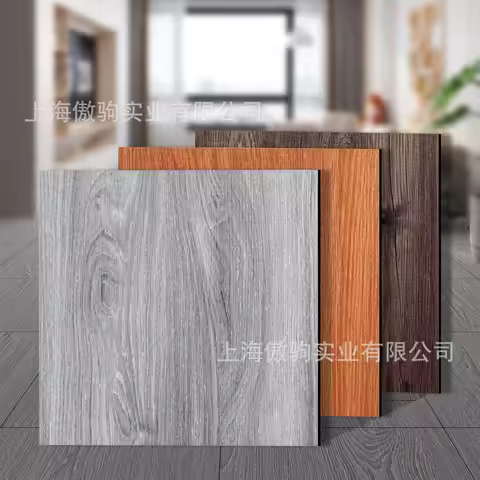 40x40cm Self-Adhesive Anti-Slip Wood Floor Sticker, Waterproof PVC Wall Tiles for Bathroom Kitchen B