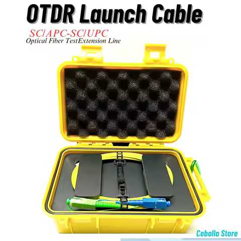 OTDR Dead Zone Eliminator SC/APC-SC/UPC Fiber Rings 500M Fiber Optic OTDR Launch Cable Box 1Km 2Km S