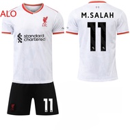 2425 Liverpool 2 Away Soccer Jerseys For No. 11 Salah And No. 4 Van Dijk/Jota （ALO）
