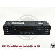 BMW 7 Siri E38 Suis Aircond 6411 6 901 314 TERPAKAI USED Aircond Switch