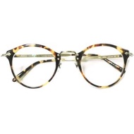 二手 Oliver Peoples 505 限量版 Miyabi Boston 眼鏡，DTB/CLEAR（近視），47□24-142，日本製造。