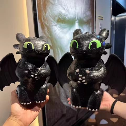 How To Train Your Dragon Movie Peripheral Toothless Figurine Water Cup Peripherals Derivative Souven