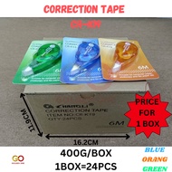 【1BOX=24PCS   】CHANGLI CORRECTION TAPE 10Mx5MM/30Mx5MM/6M×5MM (CR-K32/CR-919/CR-K19)