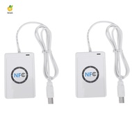 2X USB NFC Card Reader Writer ACR122U-A9 China Contactless RFID Card Reader Windows Wireless NFC Rea