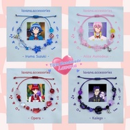 Handmade Mairimashita Bracelet Iruma-kun - Waxed Rope Anime Ring That's the Ghost World Iruma-kun