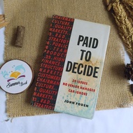 PAID TO DECIDE - JOHN FODEN Original English Preloved