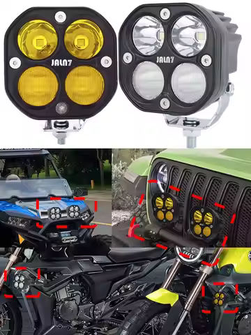 JALN7 Offroad LED Driving Lights 4x4 Pods Motorcycle 3 Inch 40W Headlight Fog Lada 4WD Bulb ATV UTV 