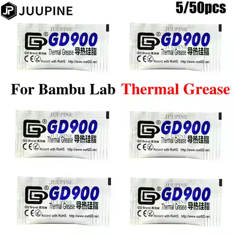 5/10/20/50pcs Thermal Grease for Bambulab P1s Bambulab A1 Mini Thermal Paste GD900 for Bambu Lab Hot
