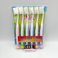 Nine Joopper Thailand toothbrush pack of 6