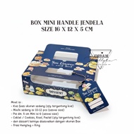 Mini handle Box 16 x 12 x 5 cm Dessert Theme L1567