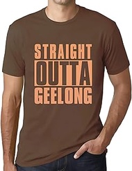 Men's Graphic T-Shirt Straight Outta Geelong Eco-Friendly Limited Edition Short Sleeve Tee-Shirt Vin