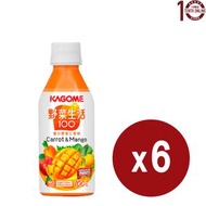 Kagome 野菜生活100 芒果混合汁 Mango Mixed Juice (樽裝) 6x280毫升
