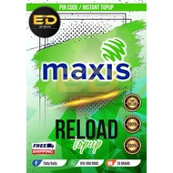 ⭐️SUPER FAST⭐️‼️FREE SHIPPING‼️MINIMUM RM5‼️MAXIS RELOAD TOPUP PREPAID MURAH‼️PIN CODE &amp; INSTANT TOPUP‼️