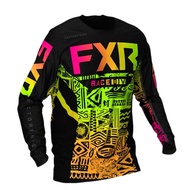 Ready Stock New Style outdoors Motocross Jersey round neck Long sleeve racing MTB Jersey Clothing