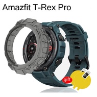 Amazfit T-Rex Pro Case TPU Smartwatch Soft Cover Shell Bumper Amazfit T Rex Screen Protector Film