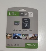 PNY 64GB Elite microSDXC 記憶卡連轉接器