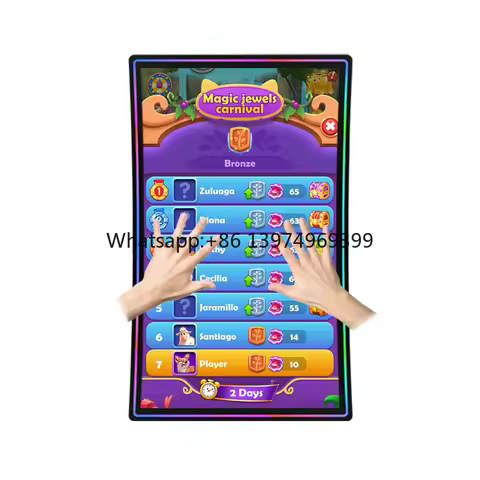49 Inch Indoor Touch Screen Display Pos Monitor Curved Gaming Monitor for Skill Game Machine Cabinet