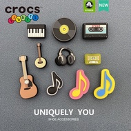 Crocjibbitz charms จี้รูปเครื่องดนตรี สําหรับตกแต่งรองเท้า croc