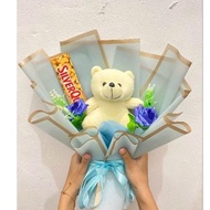 # Bucket Boneka Coklat Silverqueen | Bucket Bunga | Bucket Coklat |