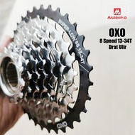 Diskon Gear Sepeda Sproket 8 Speed 13-34T Ulir Drat Oxo Kualitas No1