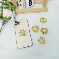 Same Style DIY Fortune Teller Phone Back Sticker Dollar Diamond-Encrusted Phone Case Accessories Gyr