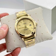 New!!นาฬิกา casio นาฬิกา คู่รัก สียอดฮิต มีวันที่ กันน้ำ นาฬิกาข้อมือคาสิโอ นาฬิกา ชาย-หญิงแฟชั่น รุ่นใหม่ สีทอง เรียบหรู สวยดูดี