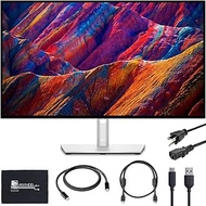 ANYHDD U3223QE UltraSharp Dell Monitor 31.5 Inch 4K UHD 60Hz LCD - 16:9 Ratio Dell Computer Monitor with Power Cord + USB A to C Cable + USB C to C Cable + DisplayPort Cable + Microfiber Cloth