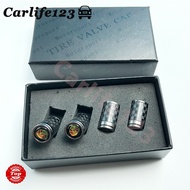 4pcs Porsche Logo Emblem Panamera Macan Cayenne 718 719 911 Carbon Fiber Tire Air Valve Cap Cover