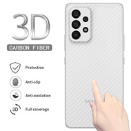 Anti-Fingerprint Carbon Fiber Screen Protector Film For Samsung Galaxy Z Fold4 3 2 Flip4 3 Note 20 S