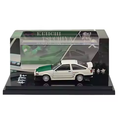 Hobby HJ64 1/64 for Sprinter Trueno (AE86) INITIAL D / Dori Dori Mesh Wheel Drift King HJ646052BDK W