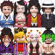 2025 Hot Toys WM6137 WM6138 Demon Slayer Blade Building Blocks Mini Action Figure Accessories Hallow