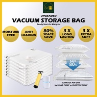 Vacuum Bag Reusable Home Storage Beg Vaccum Compression Bag Travel Plastik Vacum Pakaian 压缩袋