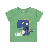 Áo thun bé trai Lullaby NH305M màu xanh lá