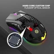 EGROW K-SNAKE Wireless RGB Honeycomb Rechargeable Gaming Mouse - BM600