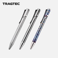 TRAGTEC Titanium Bolt Action Ballpoint Pen Pocket Clip Pen Stationery Pen