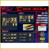 ✢ ❂ ☽ WECAST Elves Bike Frame Decals Sticker and Stickers for Bike Frame