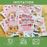 Photocard Invitation 4R size and 5r size(20pcs. min. order)