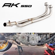 Promotion Motorcycle Scooter Exhaust Pipe Suitable for KYMCO AK550 Front Section AK550 Muffler 2017-