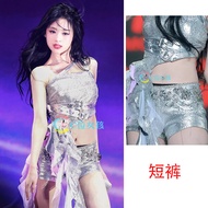 BabyMonter AhYeon Stage Performance Outfit KPOP Jazz Dance Costume Womens Group Stage Clothing Glitt